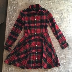 Polo Ralph Lauren plaid shirt dress *read description!*
